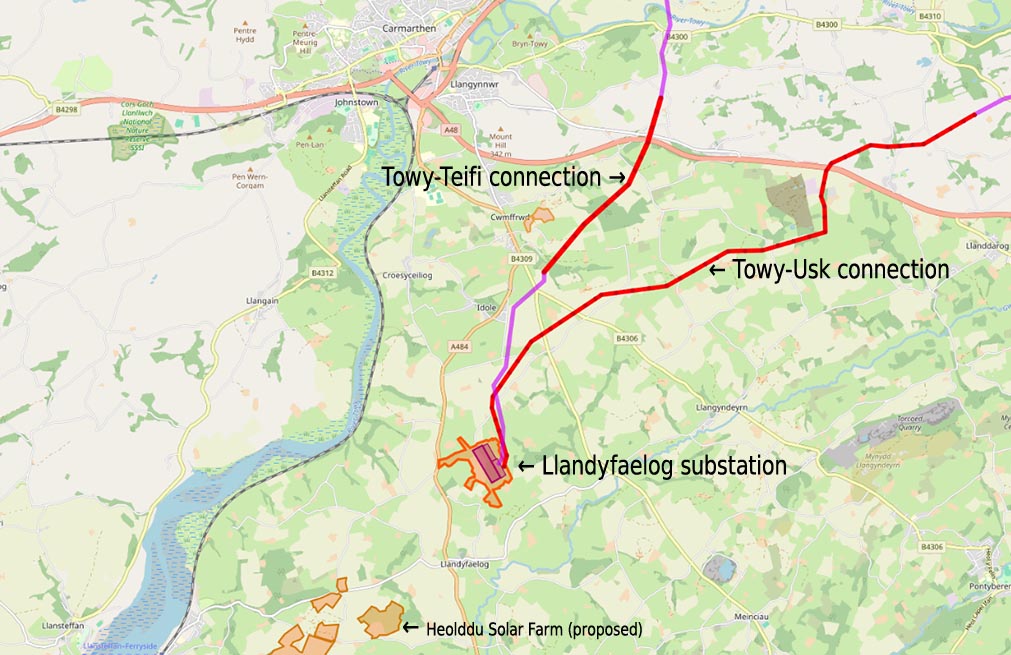 is-orsaf arfaethedig Llandyfaelog
